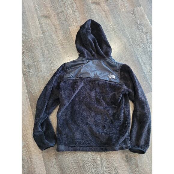 The North Face Osito Black Kids XL Fleece Hooded Full Zip Jacket #3 - Picture 2 of 3